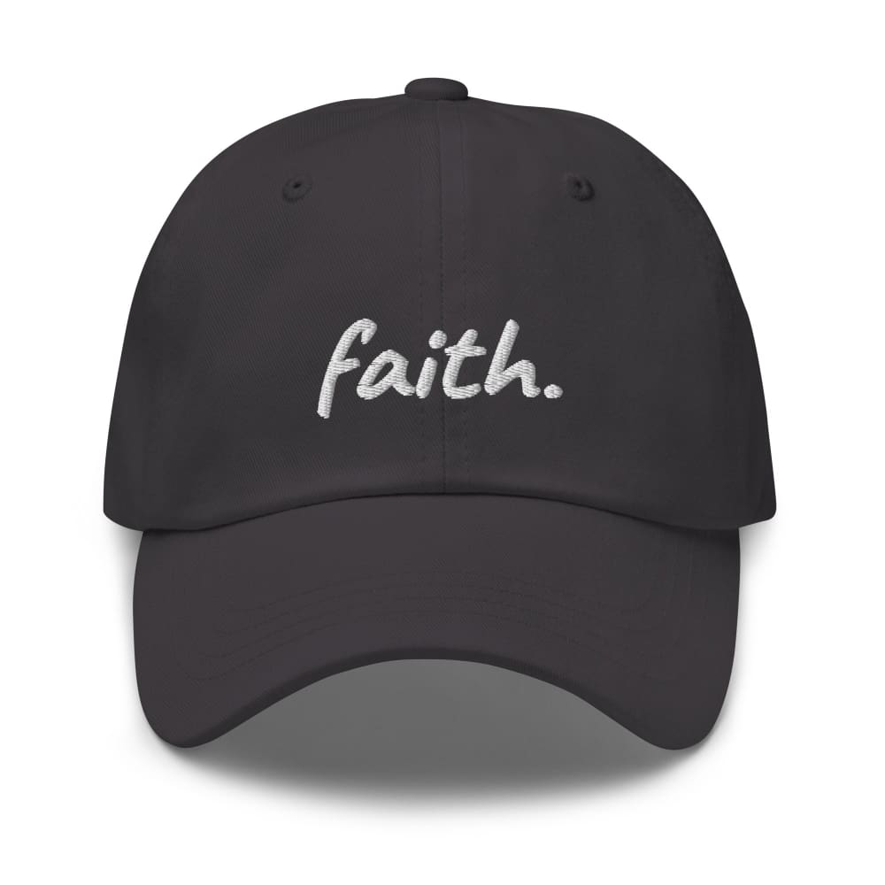 Faith Scribble Christian Cotton Baseball Cap