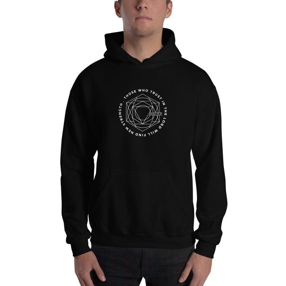Those Who Trust in the Lord Will Find New Strength Christian Hoodie Sweatshirt